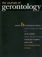 Journals of Gerontology Series B: Psychological Sciences and Social Sciences