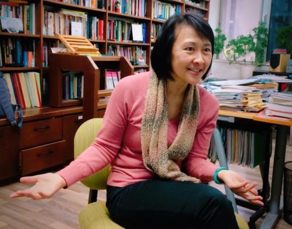 台灣大學社會系教授、Raising Global Families作者藍佩嘉（攝影／吳冠賢）