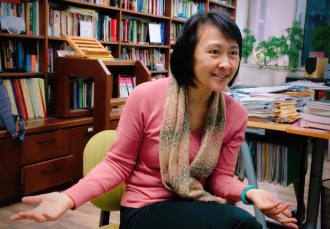 台灣大學社會系教授、Raising Global Families作者藍佩嘉（攝影／吳冠賢）