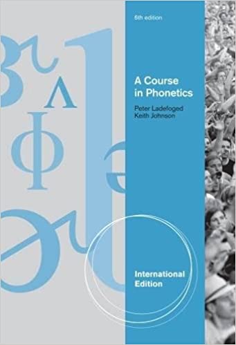 A
                  Course in Phonetics cover