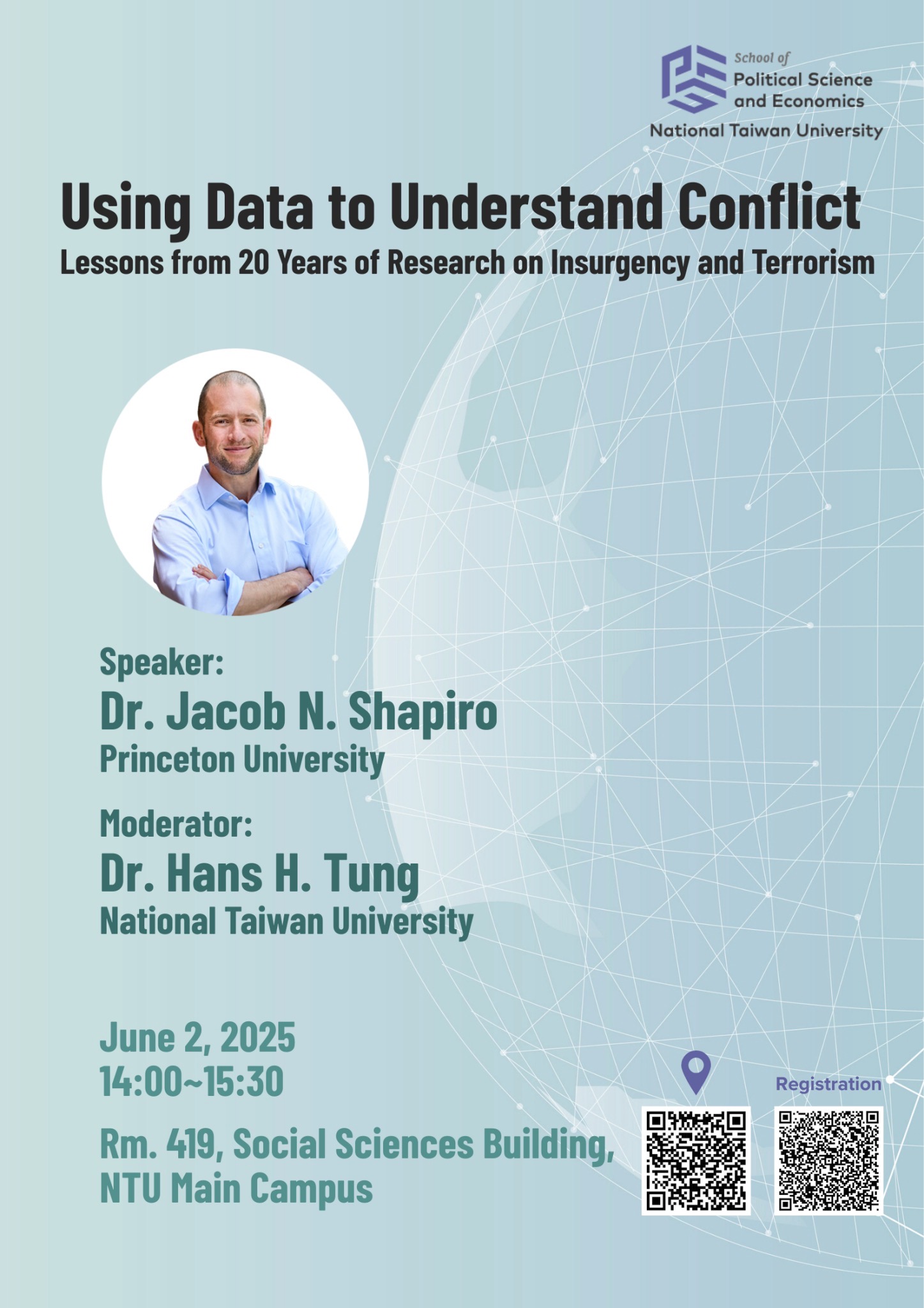 【活動資訊】2025.06.02 Using Data to Understand Conflict: Lessons from 20 Years of Research on Insurgency and Terrorism